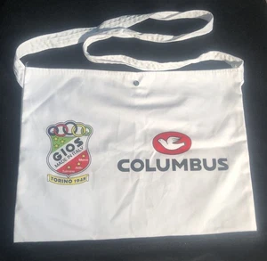 *Rare Vintage Gios Torino Columbus Brooklyn Musette cotton cycle shoulder bag* - Foto 1 di 6