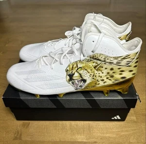 Size 16 Adidas Adizero 5Star Uncaged Cheetah Cleats - Picture 1 of 7