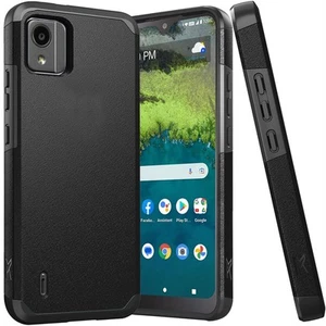 For Nokia C110 5G N156DL Tough Strong Shockproof Dual-Layer Hybrid Case Cover - Picture 1 of 53