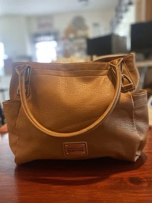 Kenneth Cole Reaction Handbag Women Black Faux Leather Purse Shoulder Bag - Image 1 of 4