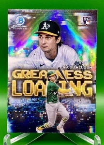 2025 Bowman Greatness Loading Jacob Wilson #GL-16 Rookie RC Athletics ππ₯ - Picture 1 of 2