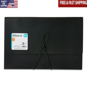Organizzatore di file espandibile 24 tasche resistente archiviazione documenti poly cartelle file - Foto 1 di 8