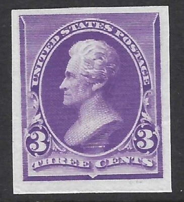 US Scott # 221P3 - Plate Proof on India Paper - MNGAI - XF              (P-7016) - Image 1 of 2