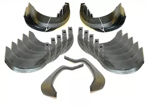 SET 32 Messer Fräsmesser Bodenfräse für Kubota Iseki Yanmar Shibaura Mitsubishi - Bild 1 von 5