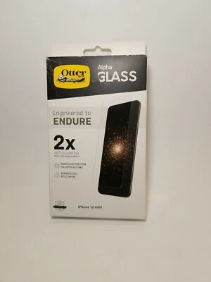 (Nuevo) - Protector de pantalla de vidrio OtterBox 2X antiarañazos Apple iPhone Mini Alpha Foto 1 de 2