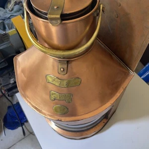 Beautiful Vintage Lantern 1940 Bow Starboard PORT Pads 747 - Picture 1 of 19