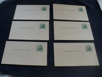 1914 Thomas Jefferson 1-Cent Postcard Lot of 6 Unused U.S. Post Office - Image 1 of 4