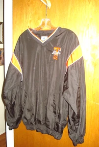 Augusta Embroidered Texas Elite  Softball Orange/Black Pull On Jacket Sz M - Picture 1 of 5