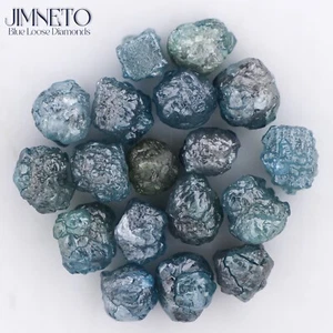 4 pcs Blue Diamond, Raw Uncut Rough Loose Diamond - Picture 1 of 10