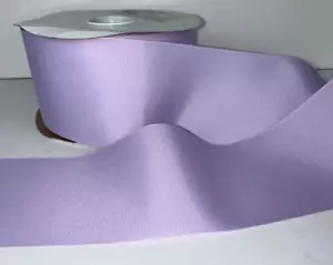 Lavender Grosgrain Ribbon 3 inches wide 10 yards Wide Ribbon - Picture 1 of 1
