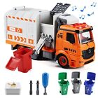 Flanney Garbage Truck Toys DIY Realistic Recycling Trash Truck Toy with Light...