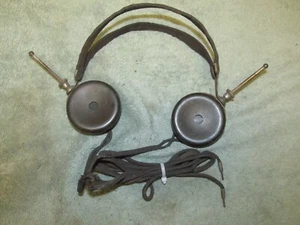 Antique Set Of Radio Headphones, Brandes +Superior Matched Tone #2 - Picture 1 of 3