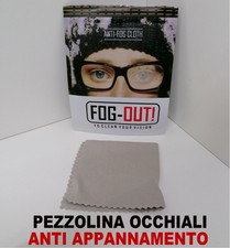 PEZZA OCCHIALI ANTIAPPANNAMENTO MASCHERINA appannamento anti pezzolina liquido