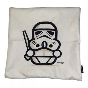 Star Wars Trooper R2D2 Storm Throw Pillow Cover Zipper Closure 17”x 17” Dececos - Picture 1 of 5