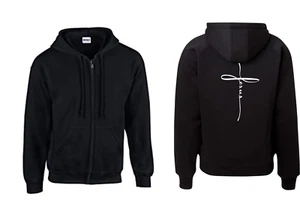 Kapuzenjacke - Jesus Christian Kreuz Christlich Religious Signature Cross Love C - Picture 1 of 1