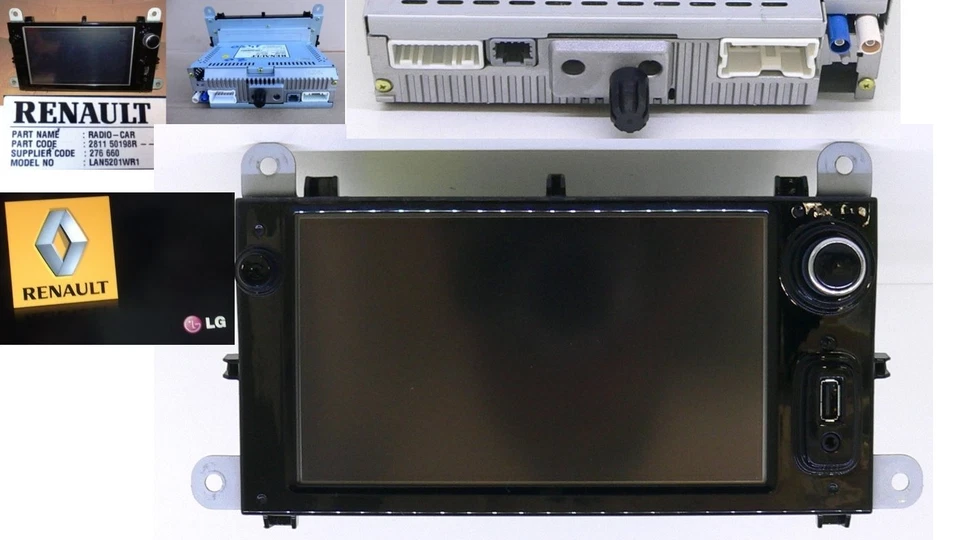 Renault Clio IV Autoradio NAVIGATION LAN5210WR1 281150198R USB  - Bild 1 von 1