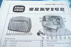 Service Manual-Anleitung für Schaub-Lorenz Amigo U-300, 30080 - Picture 1 of 1