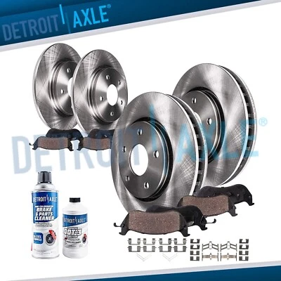 10pc Front Rear Brake Rotors Brake Pads Kit for 2013-2015 Honda Civic Acura ILX - Image 1 of 4