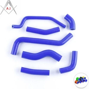 For Kawasaki KX450F KXF450 2009-2014 10 11 12 13 Silicone Radiator Hose Blue - Picture 1 of 10