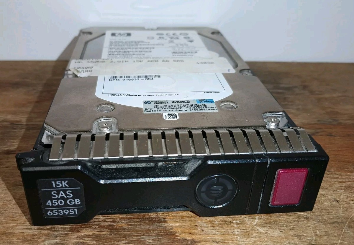 HP SAS Internal Hard Disk Drives 2.5 In Form Factor 2 HP 450GB 10K RPM SAS 2.5" Hard Drive - 652572-B21 653956-001 Server Drive (90 Day Warranty) Hp Sas Hard Drive 450gb - Foto 9