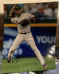 MARTIN PRADO Signed 8 x10 Color Photo Autographed Atlanta Braves