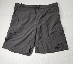 Columbia Cargo Shorts Men S Gray Chino Bermuda Performance Outdoors Hiking Mesh - Picture 1 of 16