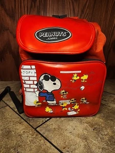 Bolso Mochila Vintage Peanuts Snoopy And The Gang Woodstock Joe Genial Bordado - Imagen 1 de 18