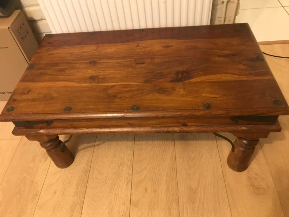 table basse vintage chene - Photo 1/1