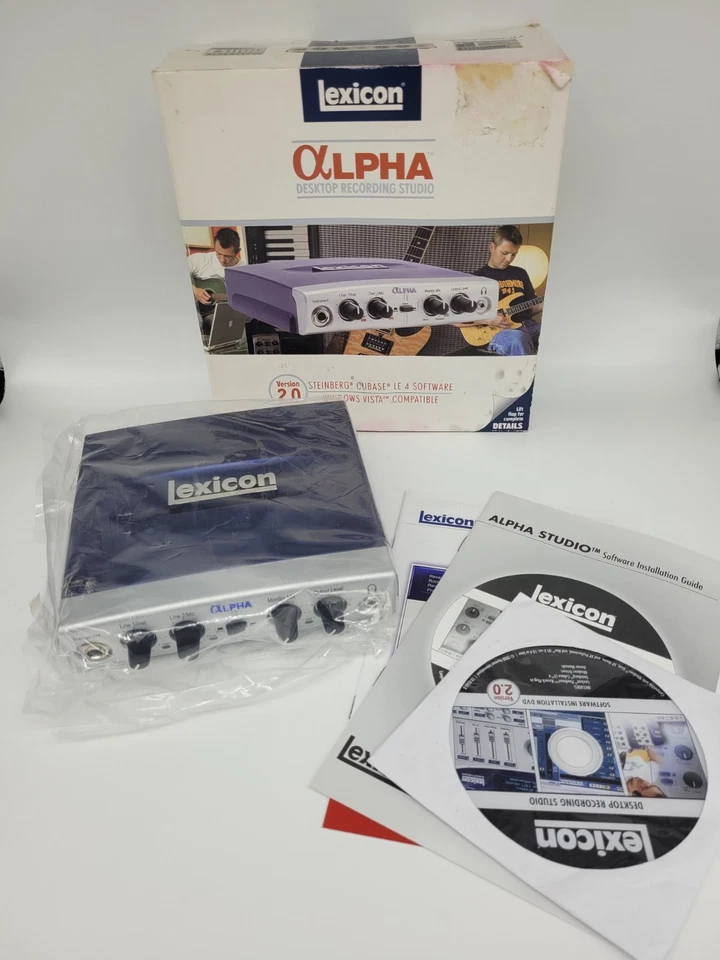 Lexicon Alpha Studio Version 2.0 USB Audio Interface Recording Interface New  - Image 1 of 4