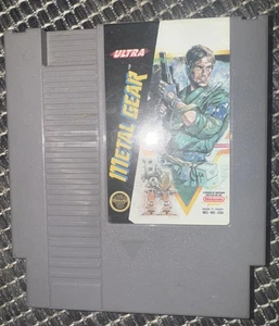 Metal Gear (Nintendo NES 1987) Authentic Stealth Game - Solid Snake - Picture 1 of 3