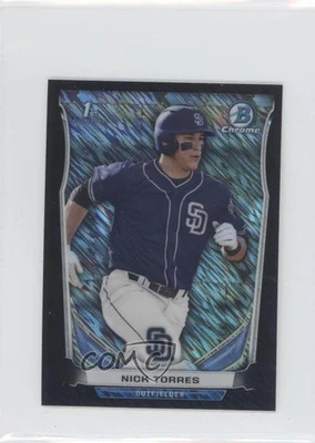 2014 Bowman Chrome Minis Black Shimmer Refractor Nick Torres #27 - Image 1 of 2