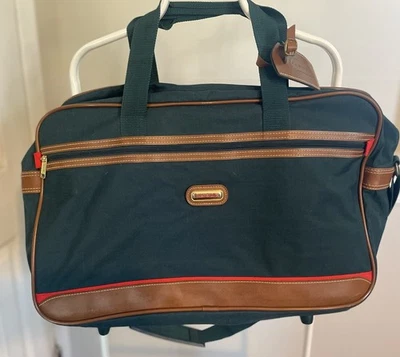 Bolsa de viaje Jaguar Weekender de lona verde/llevar Foto 1 de 4