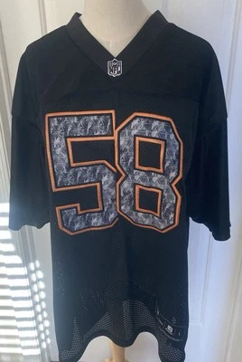 Camiseta Von Miller #58 Denver Broncos NFL Reebok Talla Grande Edición Limitada Negra Foto 1 de 3