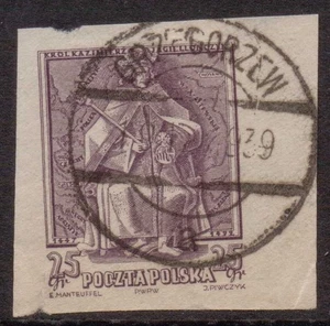 POLAND POLSKA POSTMARK / CANCEL "GRZEGORZEW" 1939 on PS cutout - Picture 1 of 1