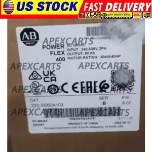 NEW AB 22C-D060A103 Powerflex 400 AC Drive 40HP Surplus 22CD060A103 US Free Tax - Picture 1 of 3