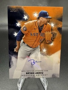 2024 Topps Serie 1 Estrellas de Béisbol Bryan Abreu Auto #BSA-BA - Astros - Imagen 1 de 2