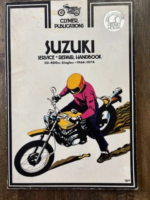 SERVICIO Y REPARACIÓN DE MOTOCICLETAS SUZUKI 50-400cc 1964-1974 publicaciones clymer Foto 1 de 4