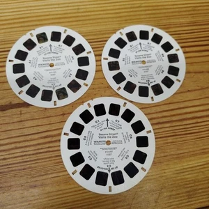 View-master Reels SESAME STREET VISITS THE ZOO 012-265, 012-266, 012-267 #4107 - Picture 1 of 5