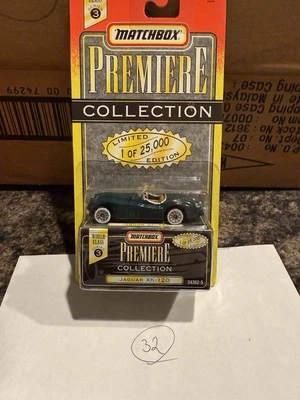 1995  Matchbox Premiere Collection, Green Jaguar XK-120 series 3 NOS - Image 1 of 2