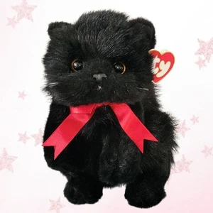 ⭐️ LICORICE ⭐️  1997 TY CLASSIC Black CAT - MWMT'S - Picture 1 of 7