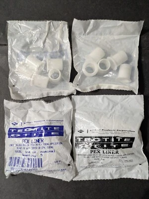 ELKHART PRODUCTS PEX Tubing Liner Stiffener inserts - LOT of 20 size 3/4 inch - Tectite Qtite