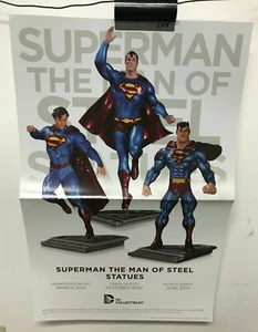 Póster de papel promocional de Superman Man of Steel DC tienda de cómics 11x17 2013 - Imagen 1 de 2