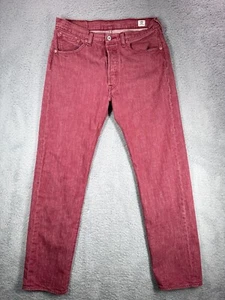 Levi's 501 Jeans Men's 34x36 Cranberry Button Fly Jeans White Oak Cone Denim - Picture 1 of 10