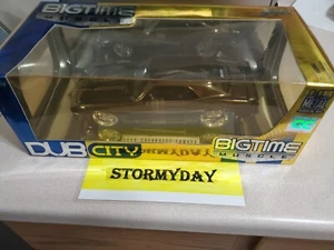 JADA 1968 CHEVROLET CAMARO 1/18 diecast smoked chrome look plastic window yellow - Picture 1 of 4