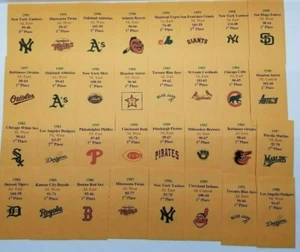 Strat-O-Matic Baseball 80's & 90'S Complete A & B DIAMOND Storage Envelopes - Picture 1 of 3