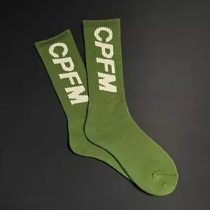 New Auth CPFM Cactus Plant Flea Market x human made green TUBE Crew Socks M TS - Picture 1 of 2