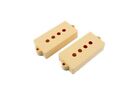 NEW - Allparts Pickup Covers For Fender P. Bass - CREAM, #PC-0951-028