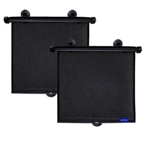GOODYEAR SUN ROLLER BLINDS CAR X2 WINDOW SUN SHADE SCREEN PROTECTOR KIDS 904552 - Picture 1 of 5