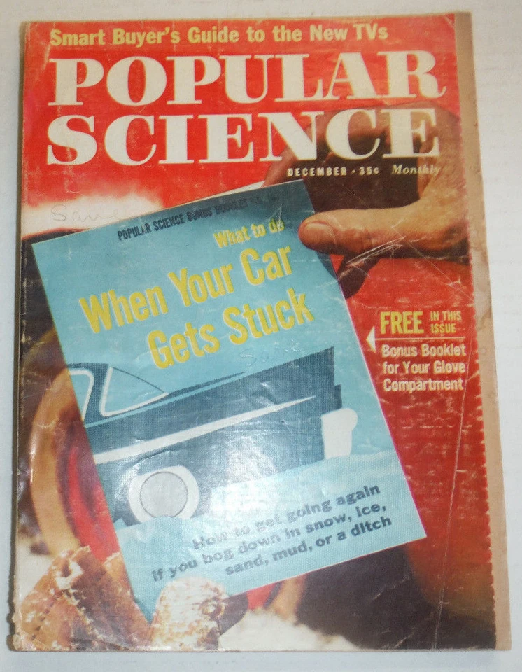 Popular Science Magazine When Cars Get Stuck W/Insert December 1960 120414R - Image 1 of 1