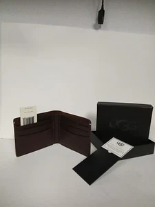 UGG AUSTRALIA MENS BILL HOLDER WALLET Choclate Brown - Picture 1 of 12